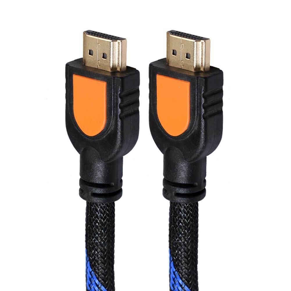 0.5m high speed 1080p 1.4v hdmi male to male cable nylon braided wire cord
