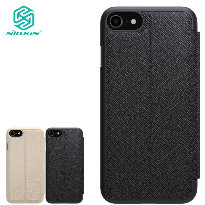 Nillkin For Apple Iphone Se 2020 And 7 8 360 Flip Case - Apple Leather Case For Iphone 7 8 Se 2020 Black Nillkin For Apple Iphone Se 2020 And 7 8 360 Flip Case - Apple Leather Case For Iphone 7 8 Se 2020 Black