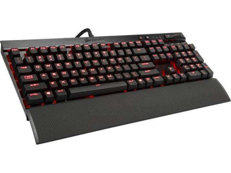 Corsair Gaming K70 LUX Mechanical Keyboard Backlit Red LED Cherry MX Blue (CH-9101021-NA) Singapore