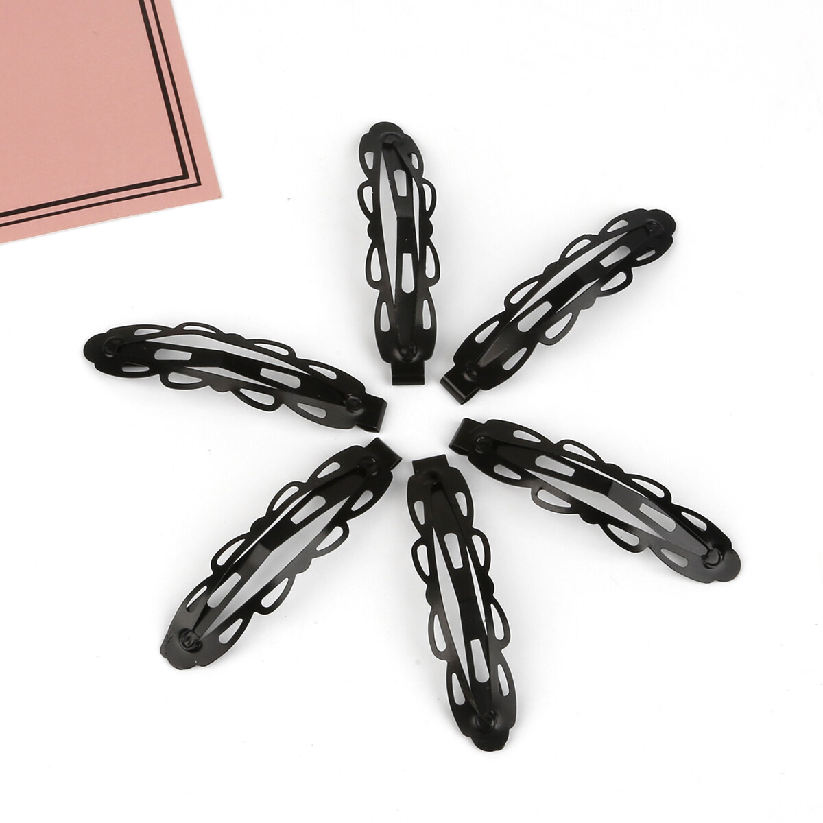 Đen 12 Cái/Bộ Kim Loại Kẹp Tóc Cặp Tóc Đơn Giản BB Clips Kẹp Tóc Cho Cô Gái Womens Hairgrips Phụ Kiện Tạo Kiểu Tóc