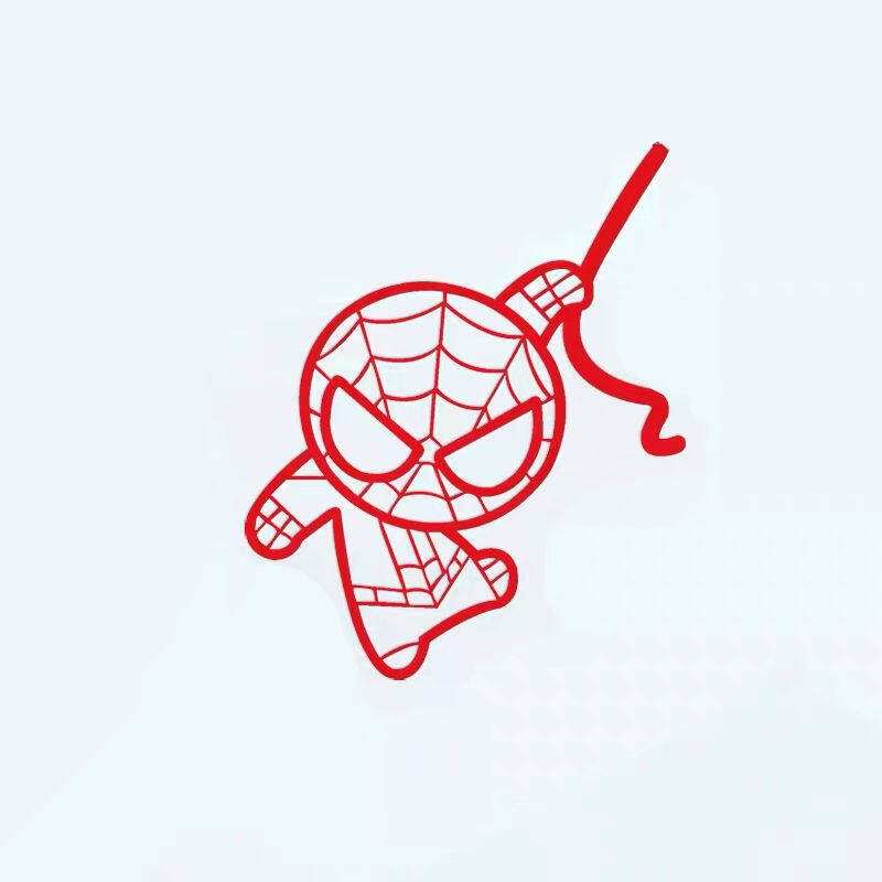 JDM Car Stickers Electric Car Motorcycle Spider Cartoon Car Stickers Personality Funny Car Stickers Scratch Stickers Car Reflective Stickers Custom