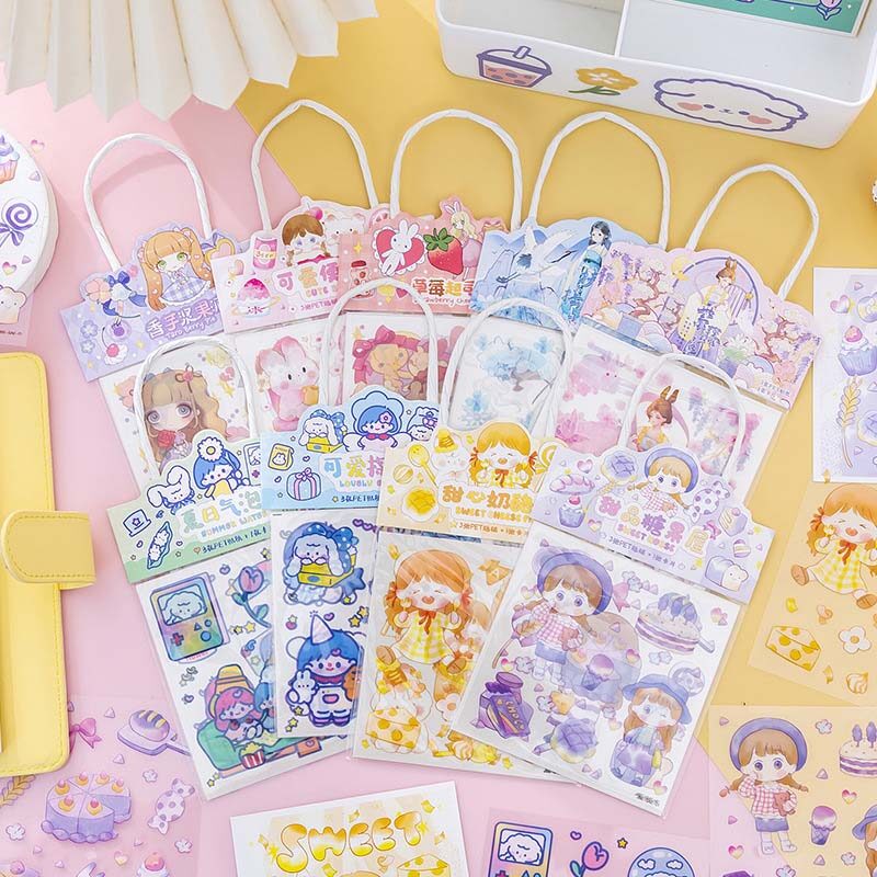 Cute Decoration Stickers Tote Bag Account Sticker Diary DIY Sticker