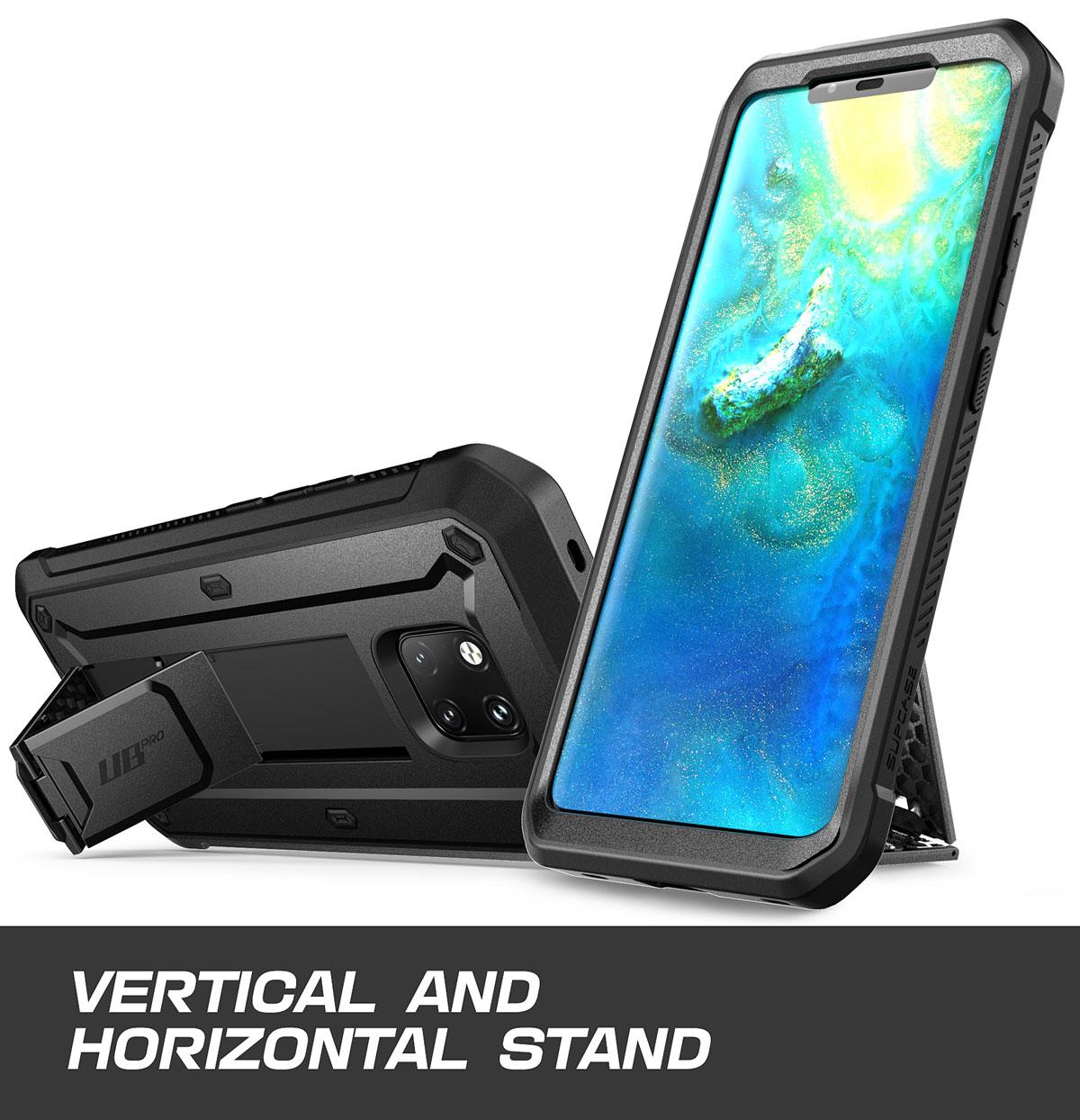 Ốp Cho Huawei Mate 20 Pro Vỏ Ốp Gồ Ghề Toàn Thân SUPCASE Với Bảo Vệ Màn Hình & Kẹp Bao Da
