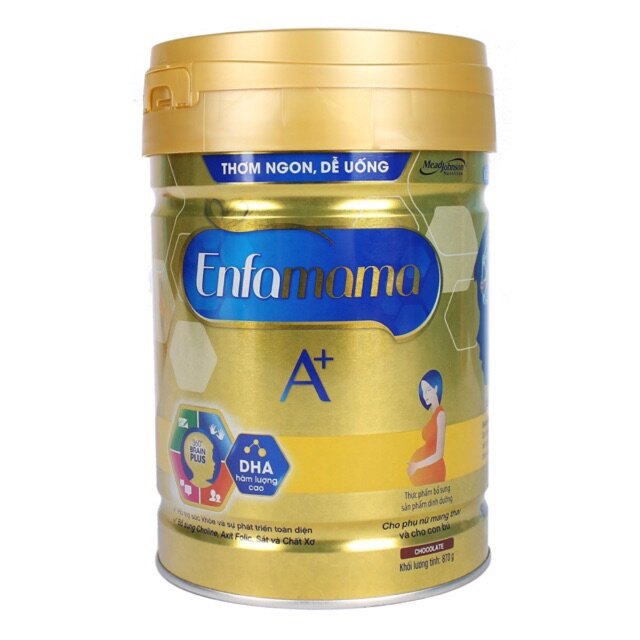 Sữa Bột Enfamama Hương Chocolate 830G ( Mẫu Mới )