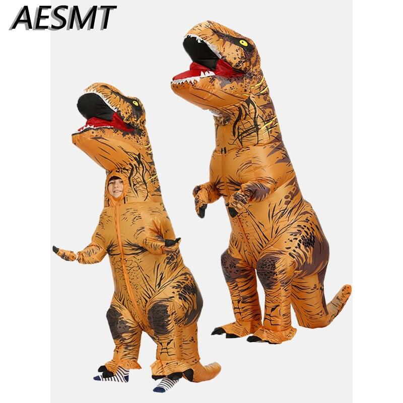 Ad【ready Stock】adult Inflatable Costume Dinosaur Costumes T Rex Blow Up