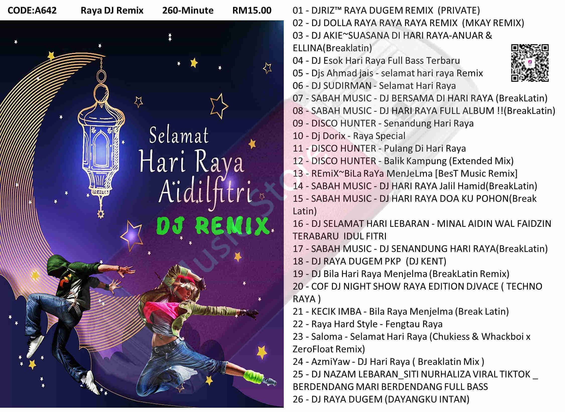 Lagu Hari Raya Aidilfitri DJ Remix Usb Pendrive Song Melayu Malay