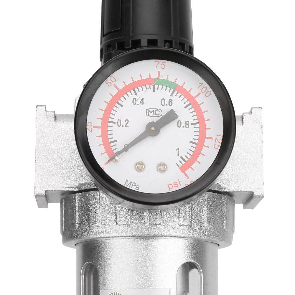 BSP 1/2  Air Compressor Moisture Water Trap Filter Regulator with Mount Connection