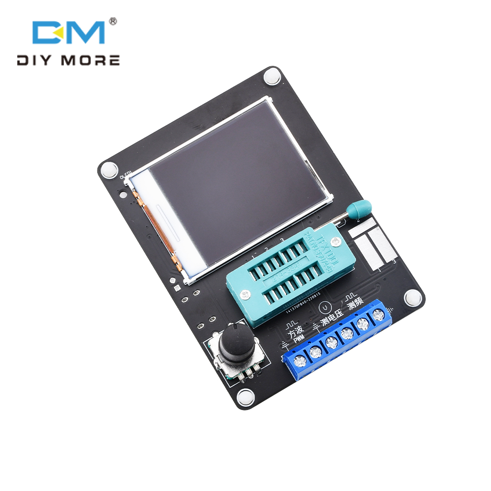 diymore Kháng Cảm Điện Dung Meter GM328A Transistor Tester ESR Meter Điện Dung Meter Transistor Tester