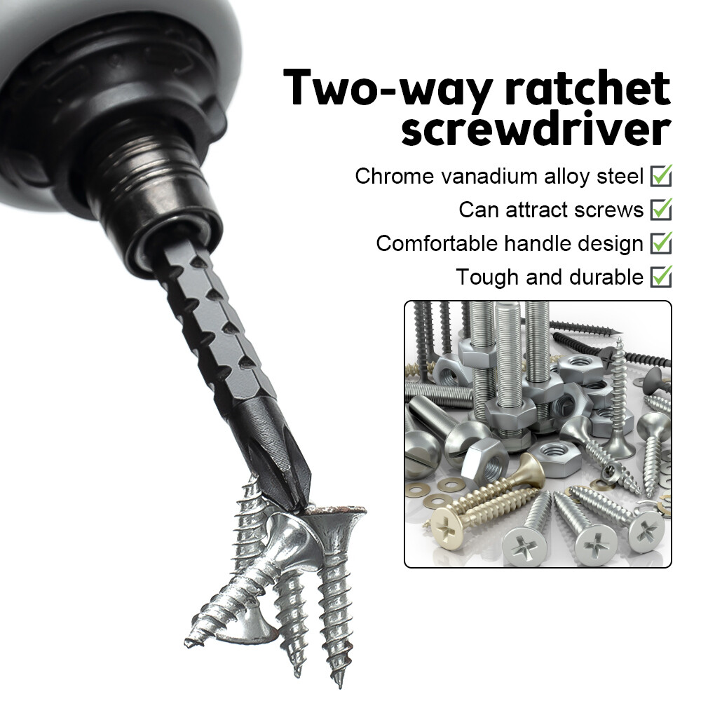 Ratchet Dual-purpose Screwdriver Set Multi-function Screwdriver Head Combination Mini Screwdriver Telescopic Combination