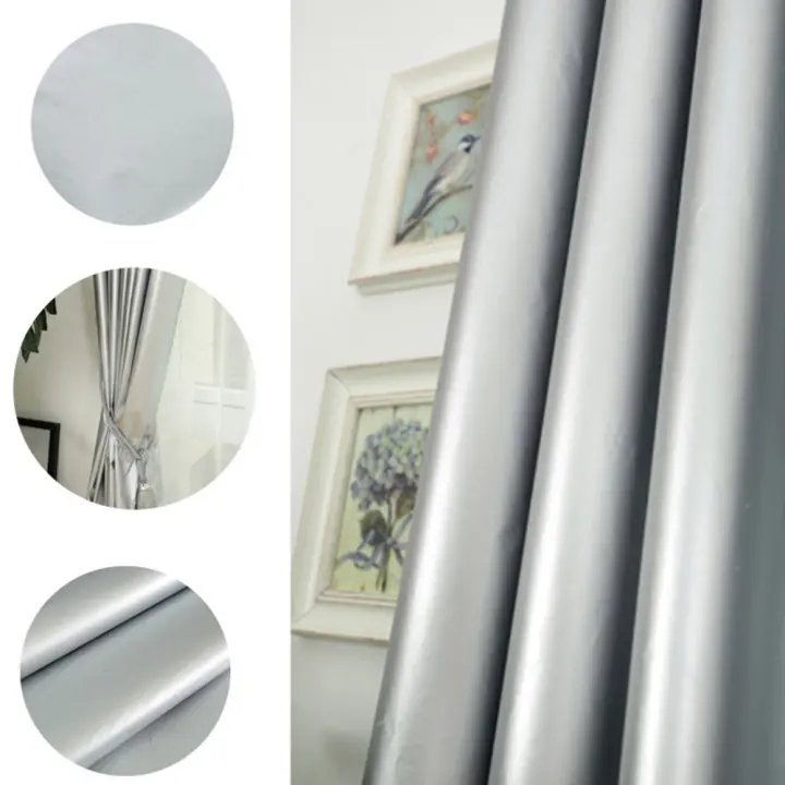 Living Room Sun Block Curtain Shade Bedroom Insulation Blackout