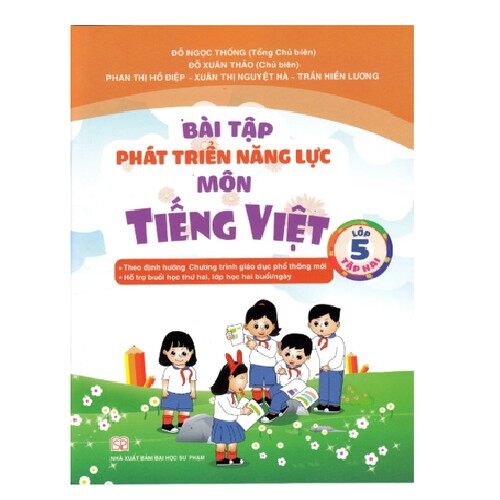 Sách - Bài tập phát triển năng lực môn Tiếng Việt lớp 5 - NXB Đại học Sư Phạm