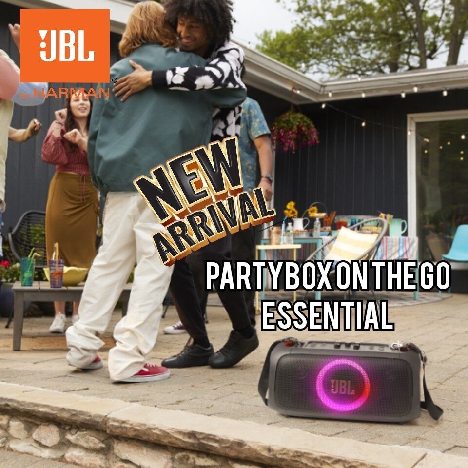 JBL PartyBox On-The-Go On The GO Essential with built-in lights and 2x ...
