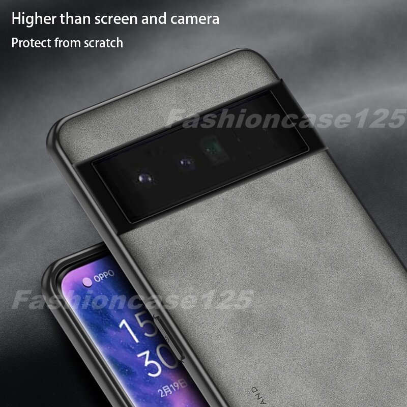 Ốp Cho Google Pixel 7 6 6A Pro Pixel7 Pixel6 Pixel6A 5G 2022 Ốp Điện Thoại Ốp Lưng Chống Sốc Da Cotton Sang Trọng Không Vân Tay Chống Rơi Nhựa TPU Mềm