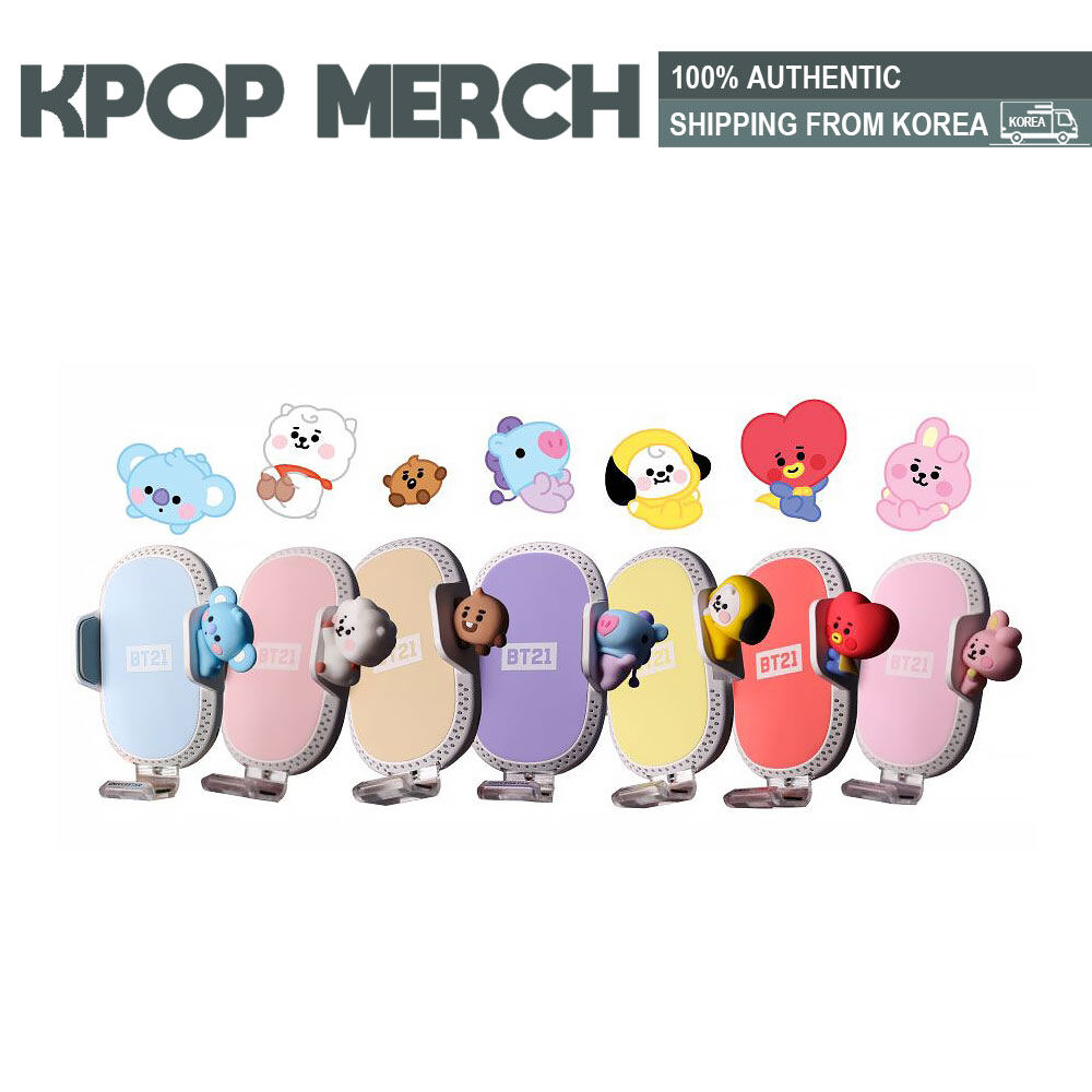 Car Phone Charger Line Friends Bt21 Car Charger Wireless Charger