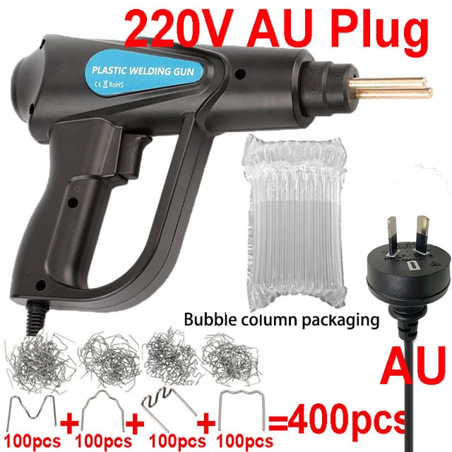 HOT Plastic Welder 70W Heat Hot Stapler Plastic Welding Machine Bumper Solde Iron Staples Bumper Repair Car Tools Kit