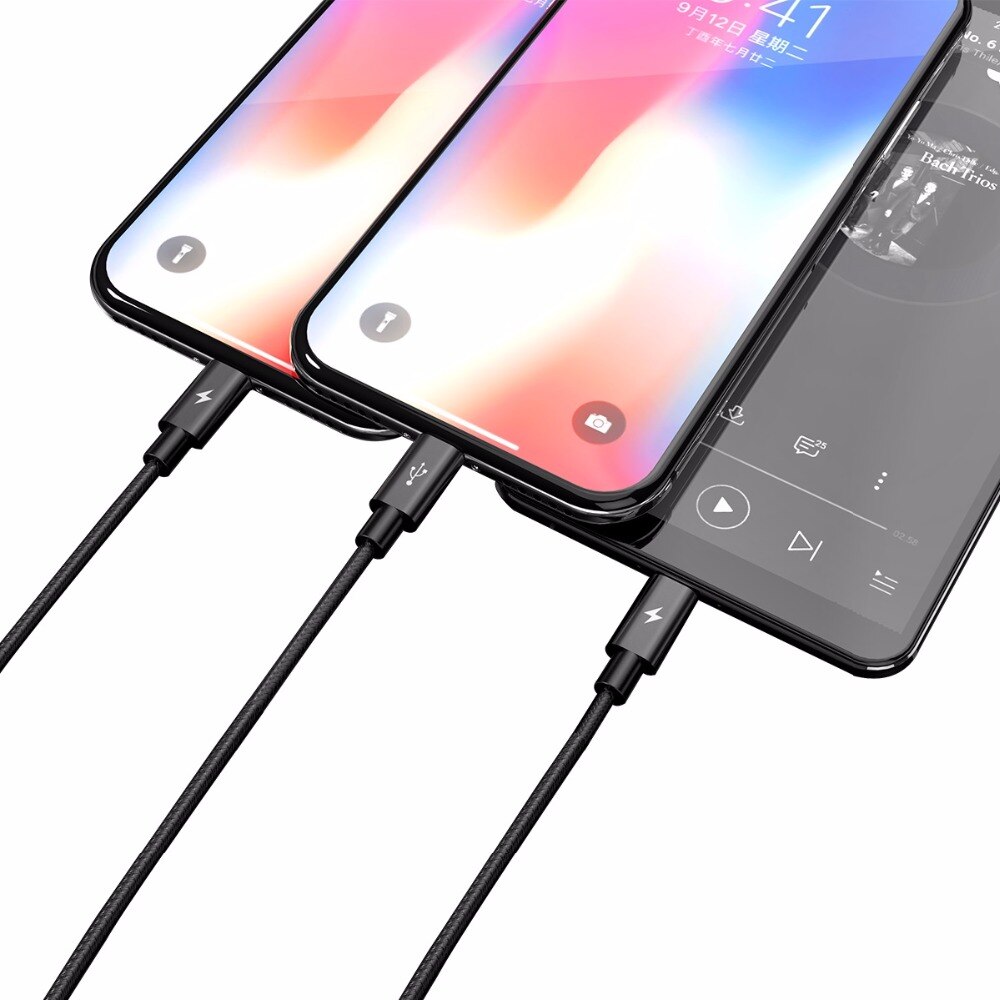 ORICO 1.2M 3 in 1 USB Cable, USB Type C Cable for iPhone 14 13 Pro Max 12 11, USB-C Micro USB Cable Fast Charging Xiaomi Samsung Huawei 3A