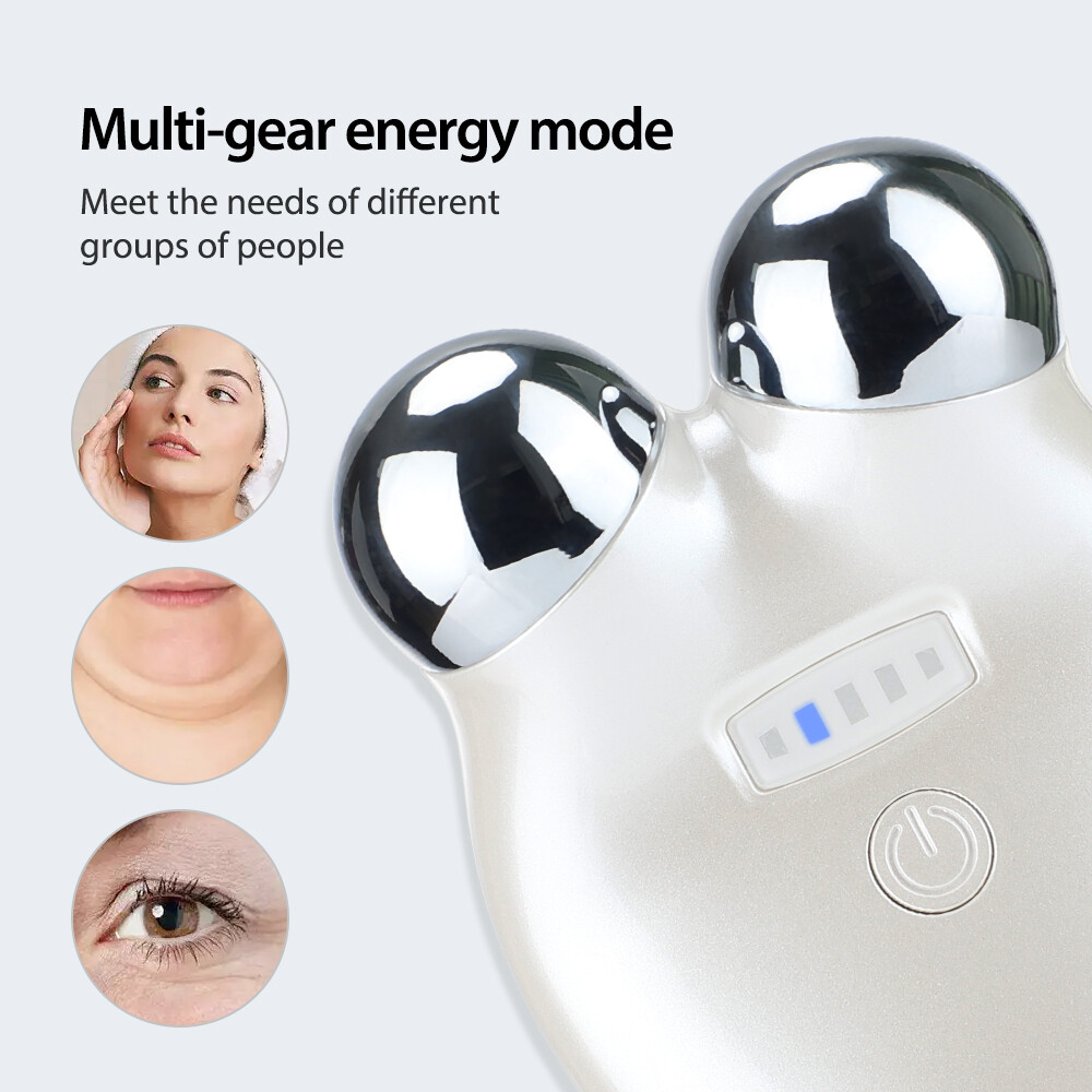 Pattsky Máy mát xa mặt cho cây mát xa mặt nâng cơ mặt ing Microcurrent Con lăn mát xa mặt Microcurrent Thiết bị massage Máy nâng cơ mặt