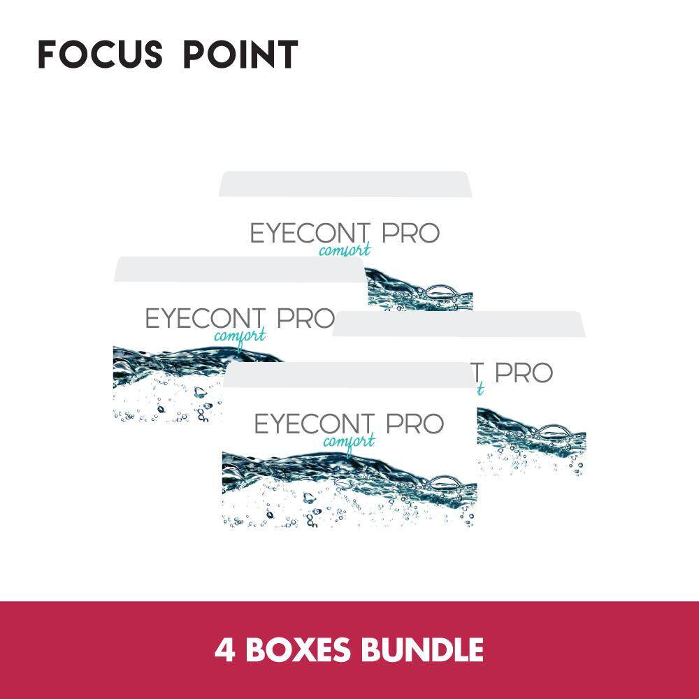 Eyecont Pro Comfort Monthly (3 PCS)*4 BOXES BUNDLE*