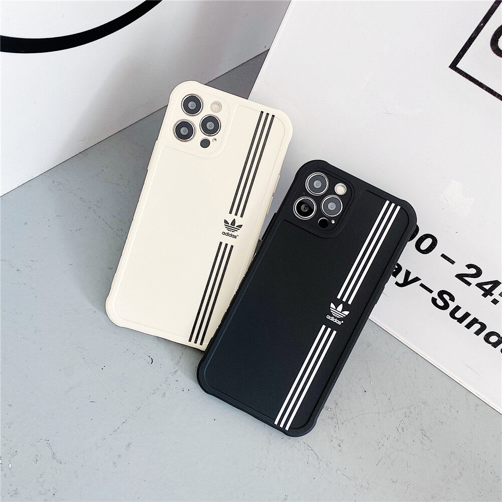 【Fast Delivery】for Apple IPhone 11 12 13 14 15 Pro Max Case High Quality Leather Phone Case Sport Pattern Cover for IPhone XR XS Max Casing Couple Phone Case for IPhone 6 7 8 Plus Back Cover
