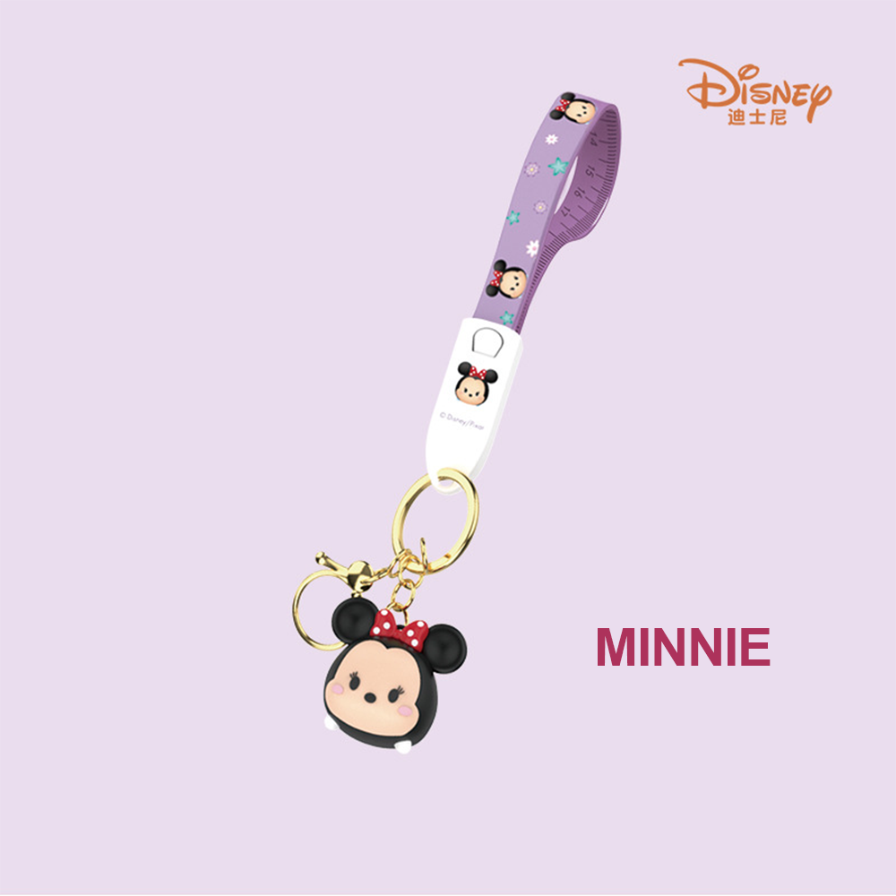 100% Authentic Disney Cable Fast Charging Lightning Cable 3 in 1 Charging Cables Micro USB Type-C 3A 28cm for all smart devices LY1
