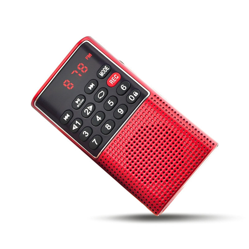 Digital Voice Recorder Rechargeable Outdoor Speaker MP3 Player for Conference Class Students