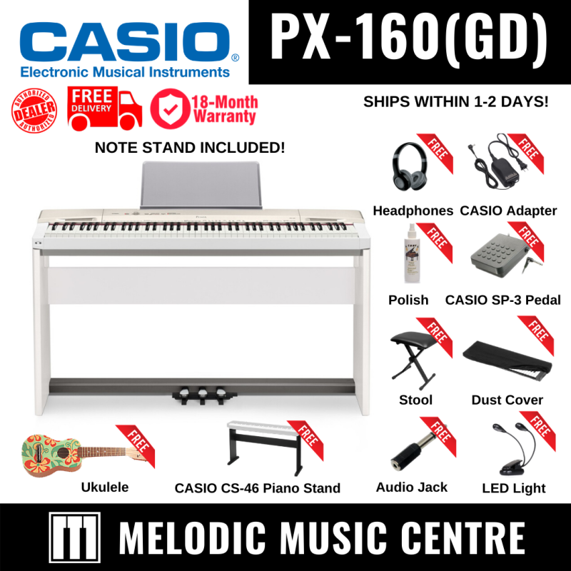 casio px 160 gold