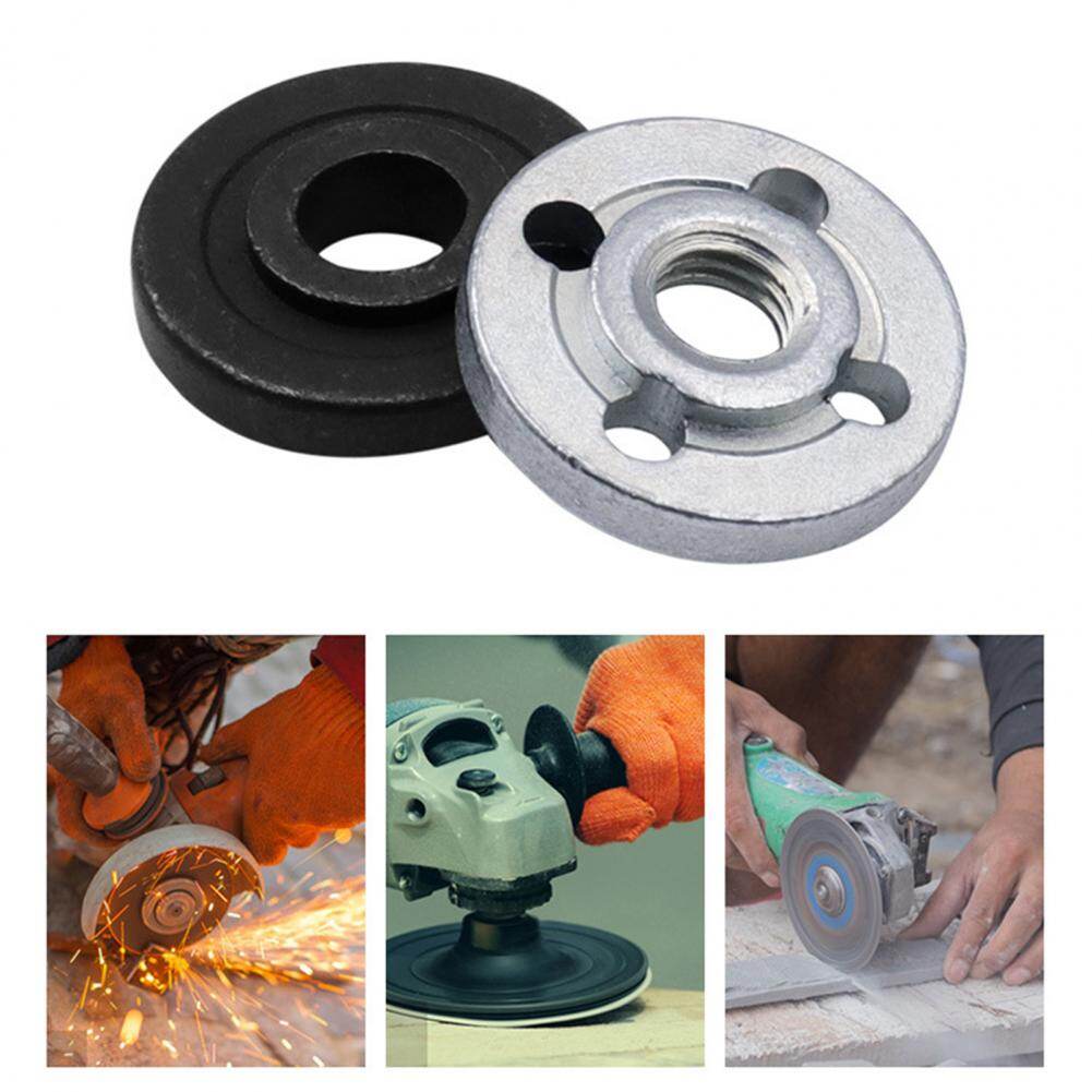2Pcs Black Or Silver Angle Grinder Replacement Parts Inner And Outer Flange Group Accessories