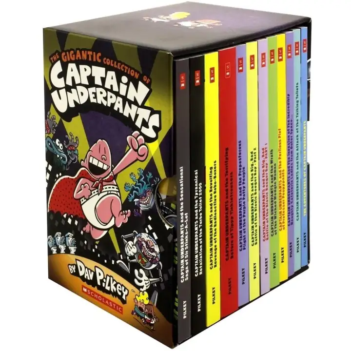 captain underpants series complete 11 book collection