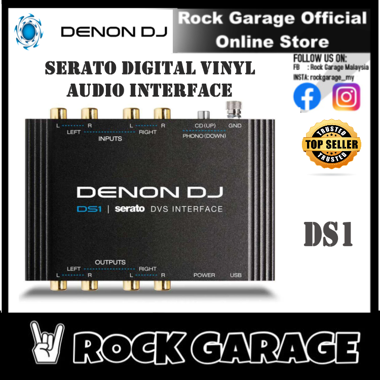 Denon DJ DS1 Serato Digital Vinyl Audio Interface (DS1) Lazada
