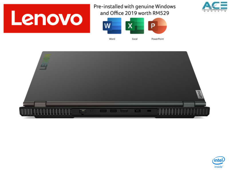 Lenovo Legion 5 15IMH05 82AU00D0MJ Gaming Notebook *144Hz* (i5-10300H/8GB DDR4/512GB PCIe/GTX1650 4GB/15.6FHD/Win10+Ms Office H&S) Malaysia