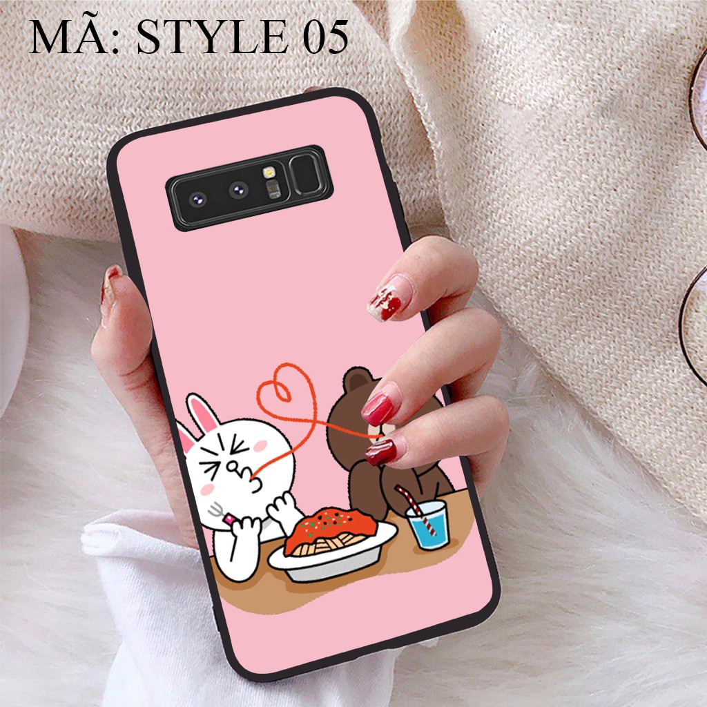 Ốp lưng Samsung Note 8 viền dẻo TPU BST Phong cách