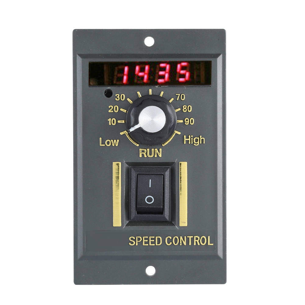 AC 220V 50Hz 15-400W Digital Adjustable Stepless Motor Motor Speed Controller Speed Controller 0-1450rpm