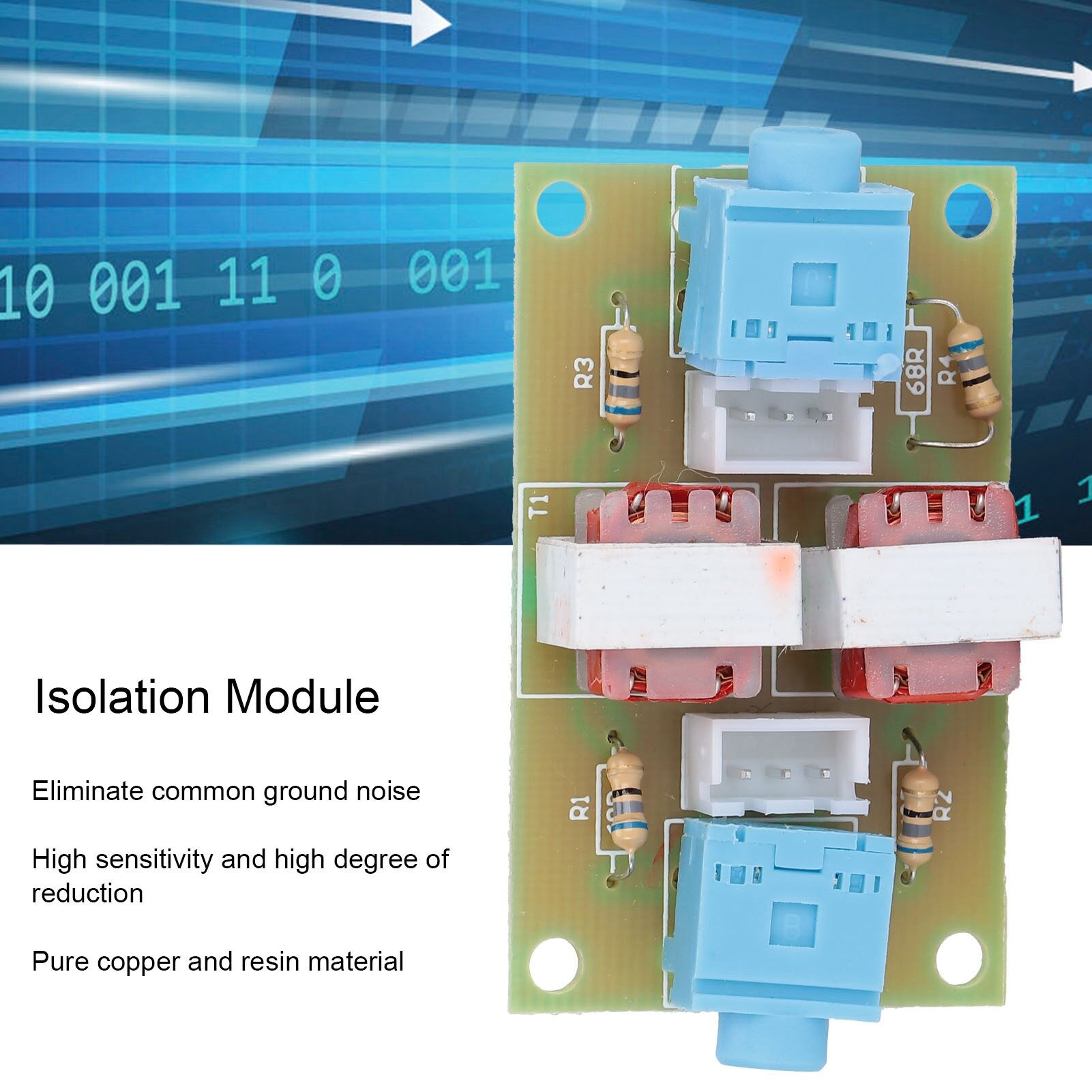 Isolation Module Stereo Audio Noise Reduction Current Sound Filter 3.5mm Port XH-M372 Electrical Accessories