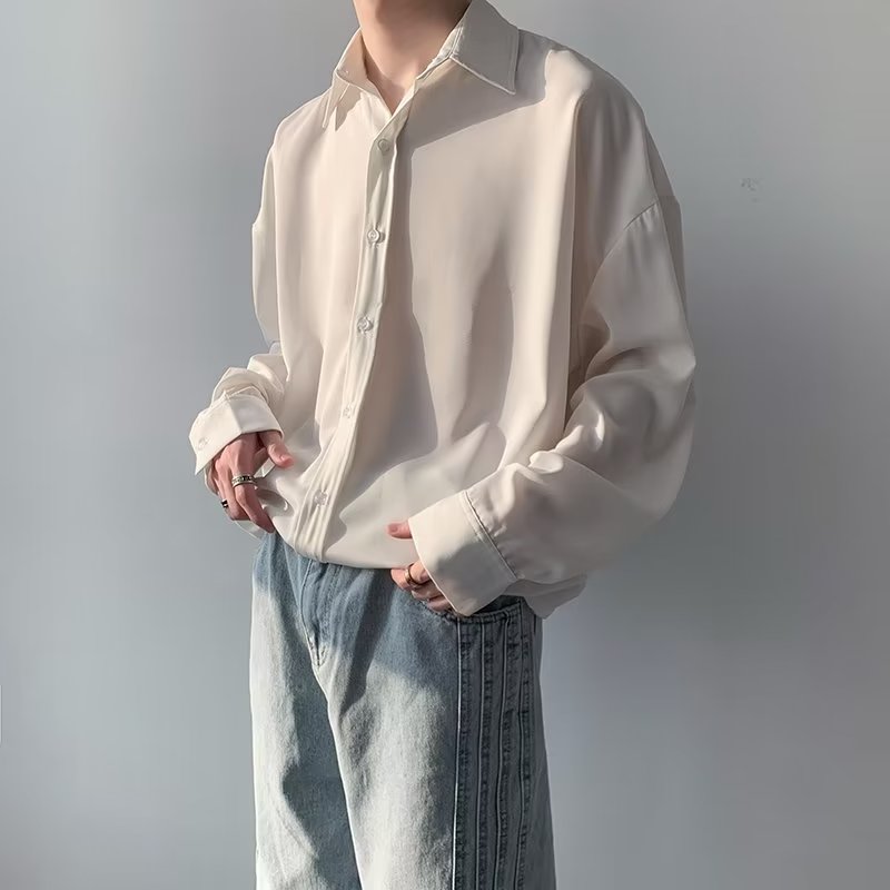 Áo sơ mi nam dài tay màu trơn C2