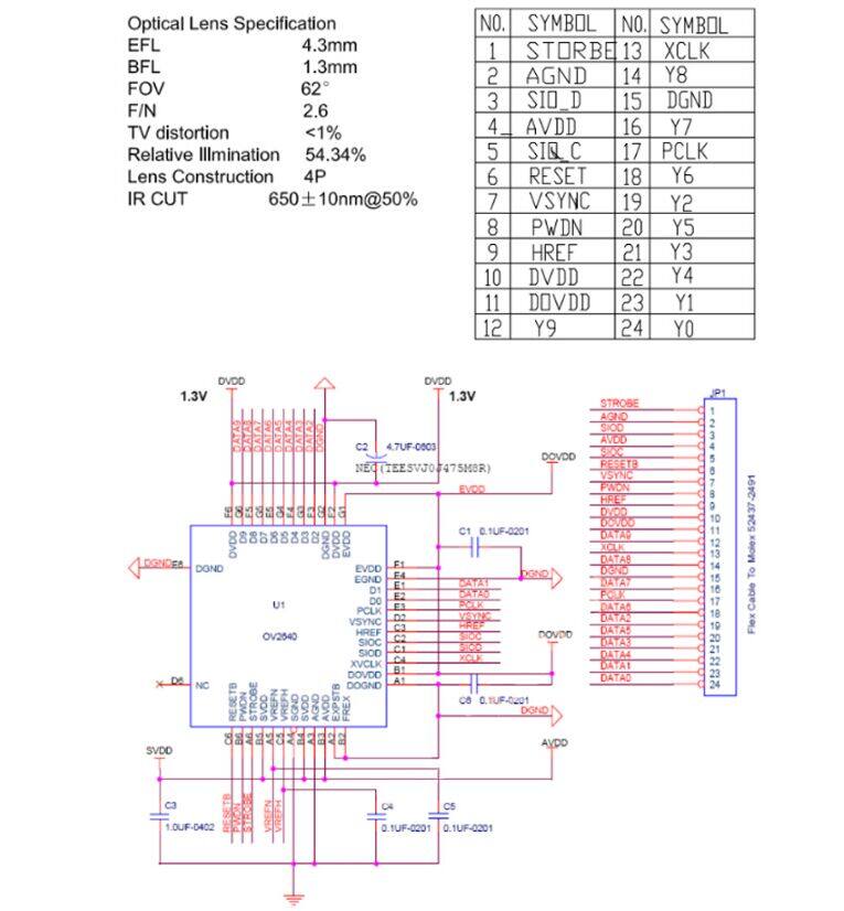 Mô-đun Máy Ảnh ESP32 OV2640 Mô-đun Cảm Biến Hình Ảnh CMOS Ống Kính Nhận Dạng Màn Hình Camera Góc Rộng 2 Triệu Pixel Cho Arduino