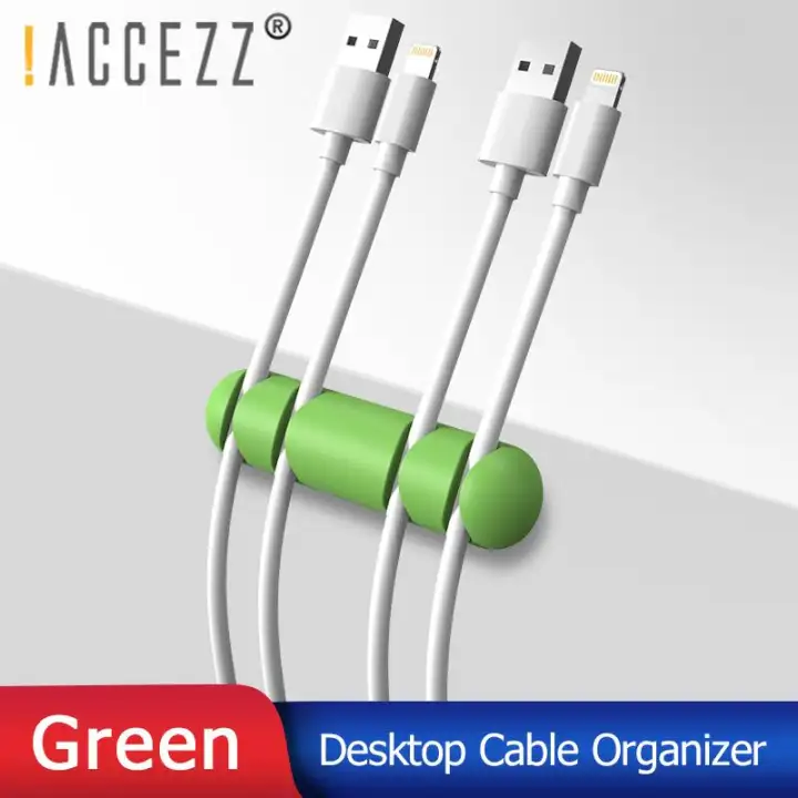 Accezz Usb Cable Organizer Holder Management Wire Winder Earphone Accezz Usb Cable Organizer Holder
