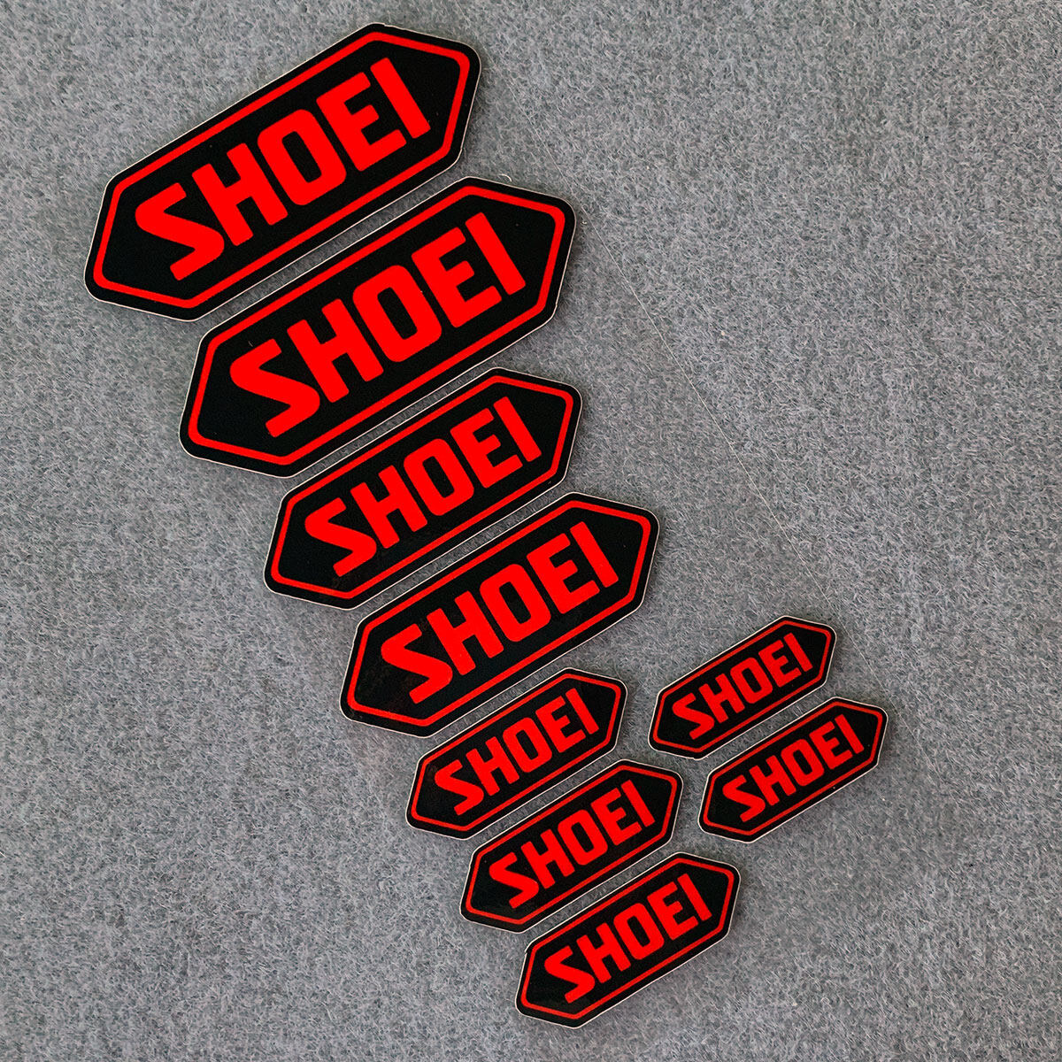 SHOEI Reflective Helmet Stickers Red Ant Antifog Full Helmet Laser Car
