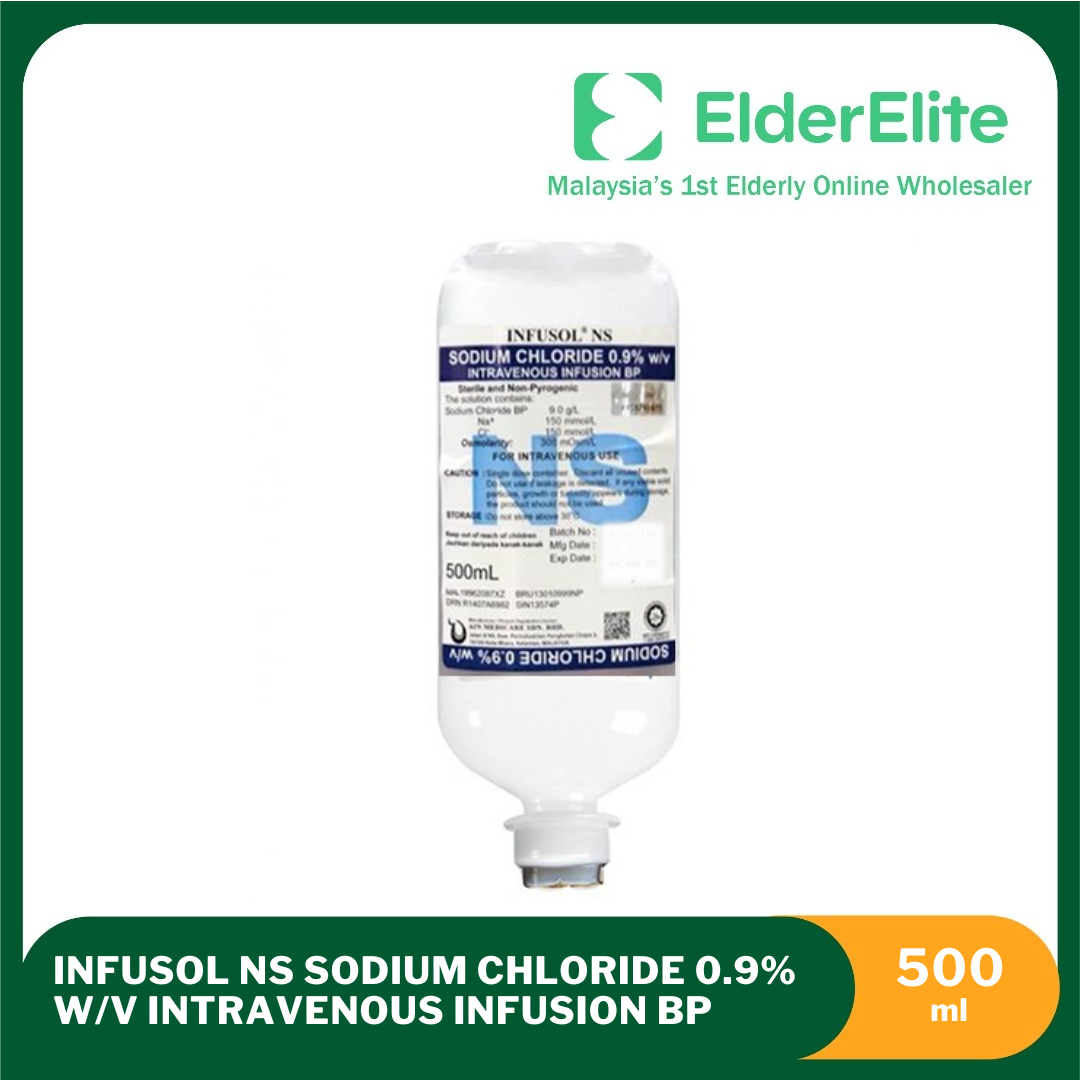Elder Elite Infusion NS Sodium Chloride (NaCL) 0.9 w/v Intravenous