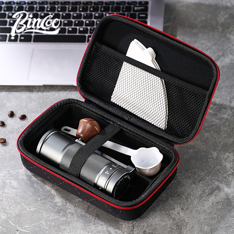 Bincoo Máy xay cà phê xách tay Túi lưu trữ bảo vệ trường hợp phổ tay xách tay Takeaway túi trường hợp thực hiện