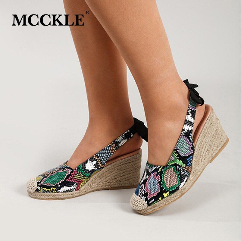 colorful espadrille muffin wedge sandals