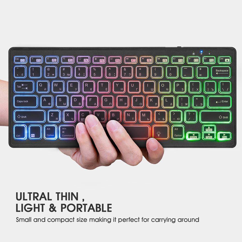 >> SO SÁNH GIÁ SẠC PIN MACBOOK KHÔNG VÀO | Shopee Lazada Sendo Tiki 78 Bàn Phím Có Đèn Nền LED Cầu Vồng Nhiều Màu Không Dây Bluetooth 4.0 Với Pin Sạc Cho IOS Android Và MacBook