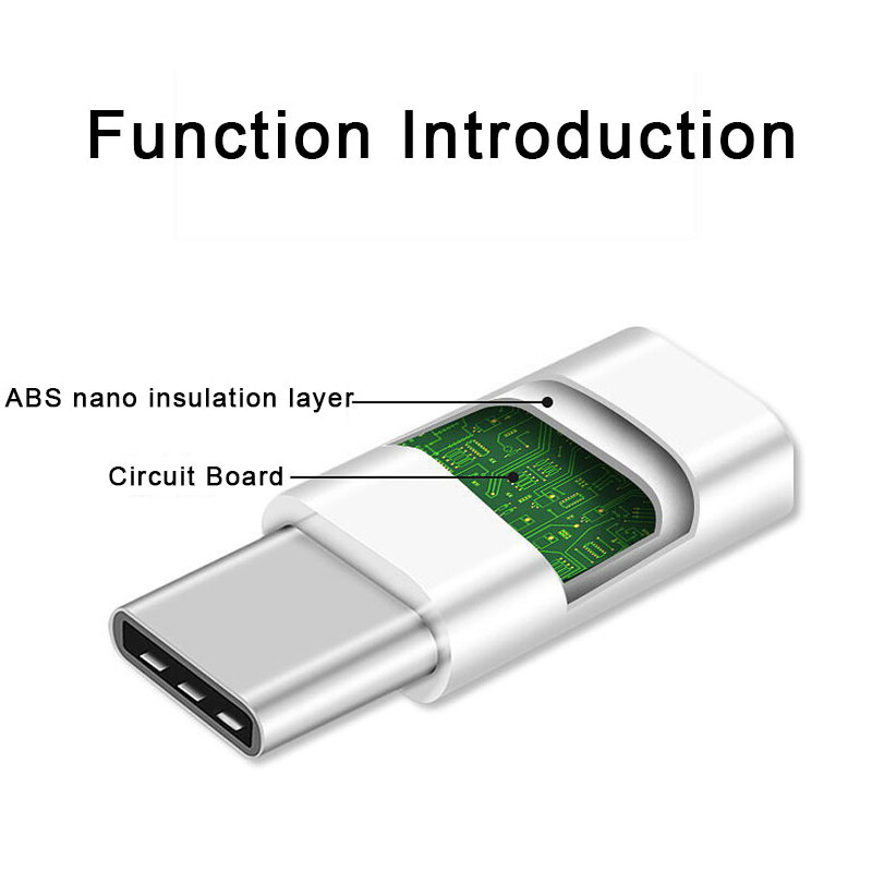 EL Stysle-Bộ Chuyển Đổi Từ Type C Sang Micro USB Bộ Chuyển Đổi TYPE-C Điện Thoại Thông Minh Android Bộ Chia Tách Tương Thích Truyền Dữ Liệu Sạc Cho Điện Thoại
