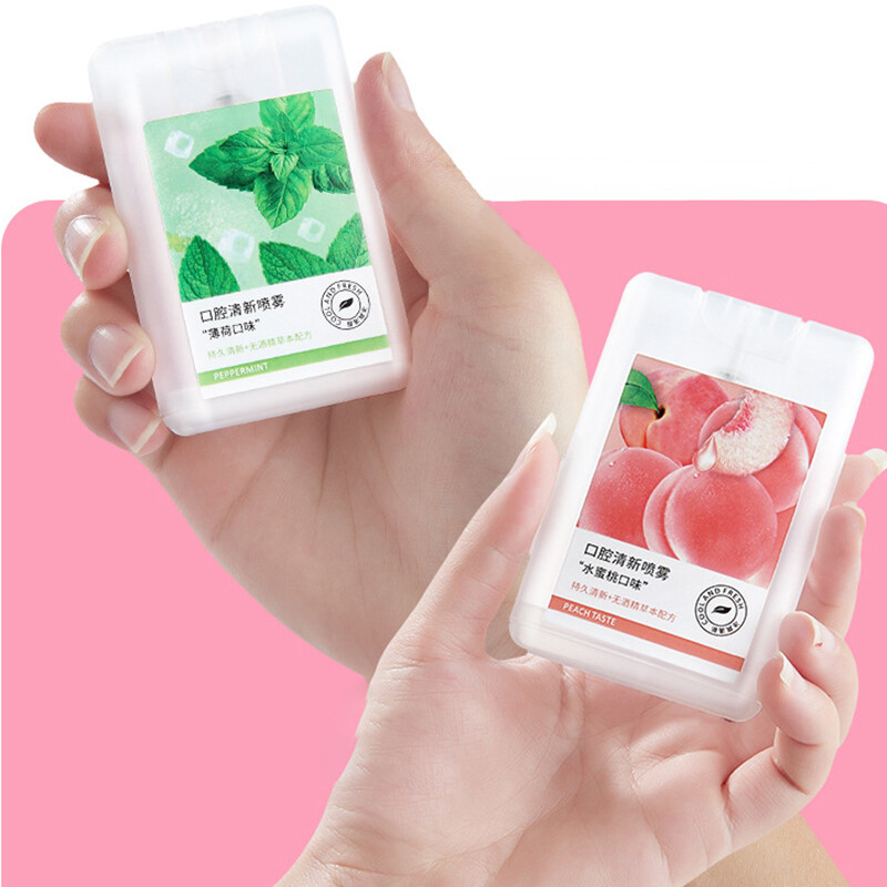 【BeautyMalls】Heyxi Xịt Thơm Miệng Hương Đào