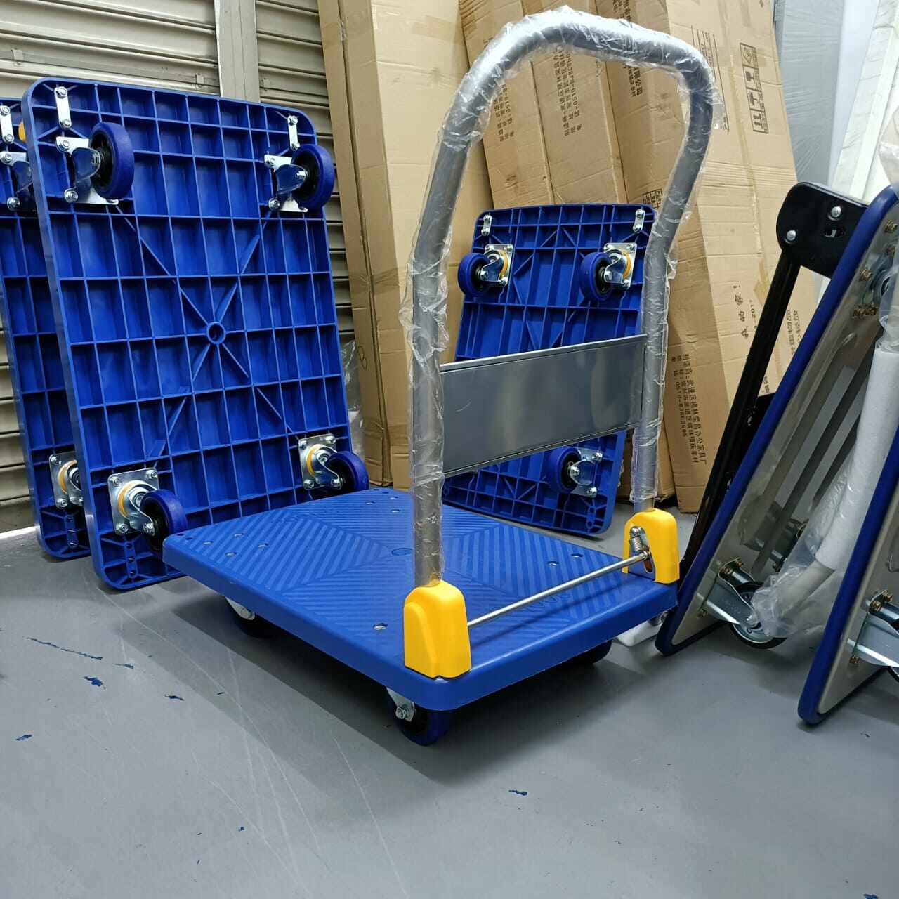 PVC Platform Trolley , Plastic Platform Trolley / Hand Truck (Foldable