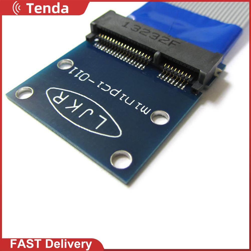 15cm Flexible PCI-E PCI Express Riser Card Extender Extension Cable Mini PCIe 1X Male to 1X Female Converter Cord for Laptop