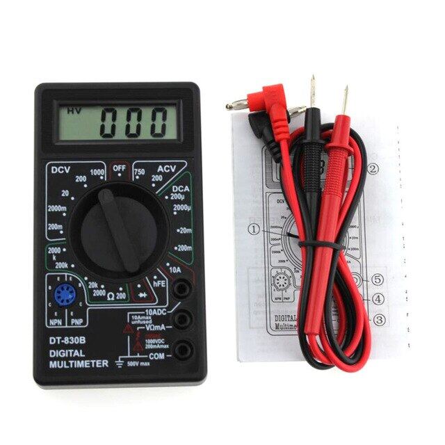 Dt838 Lcd Digital Multimeter Tester Voltmeter Measuring Current ...