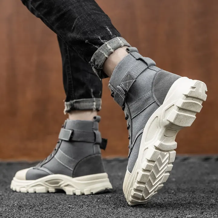 mens casual mid top shoes