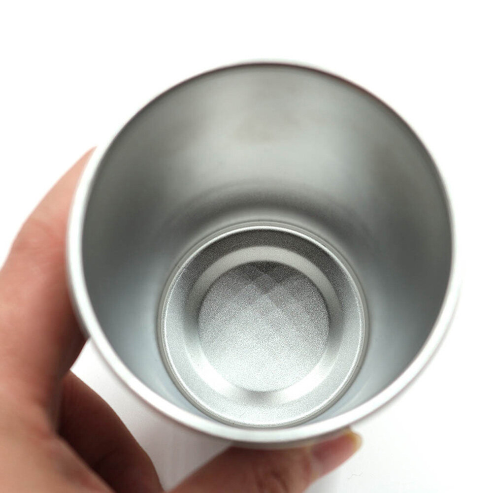 500ml Stackable Drinking Coffee Milk Mug Reusable Stainless Steel Lightweight Beer Tea Cup