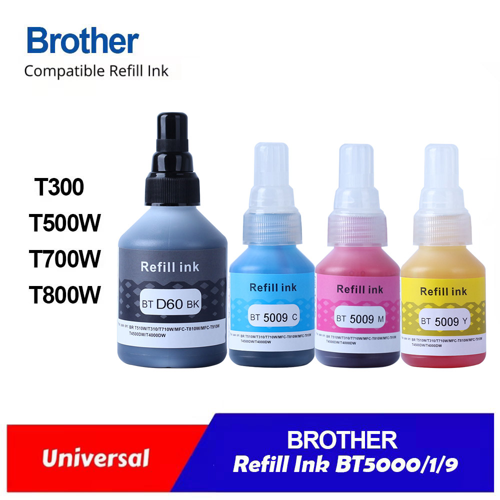 Compatible Brother BTD60BK BT5000/5009 Refill ink for