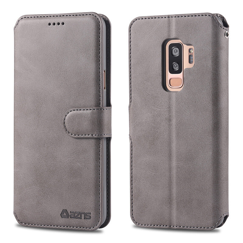 Wallet Case for Samsung Galaxy S9+ S9 Plus Cover with Card Slot Money Pocket Holder
